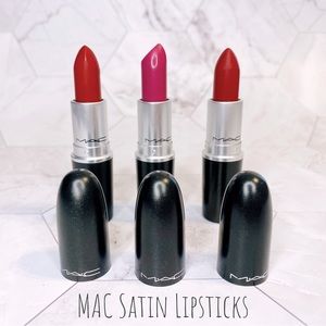 MAC Cosmetics Satin Lipsticks. Bundle of 3. New. Never used.